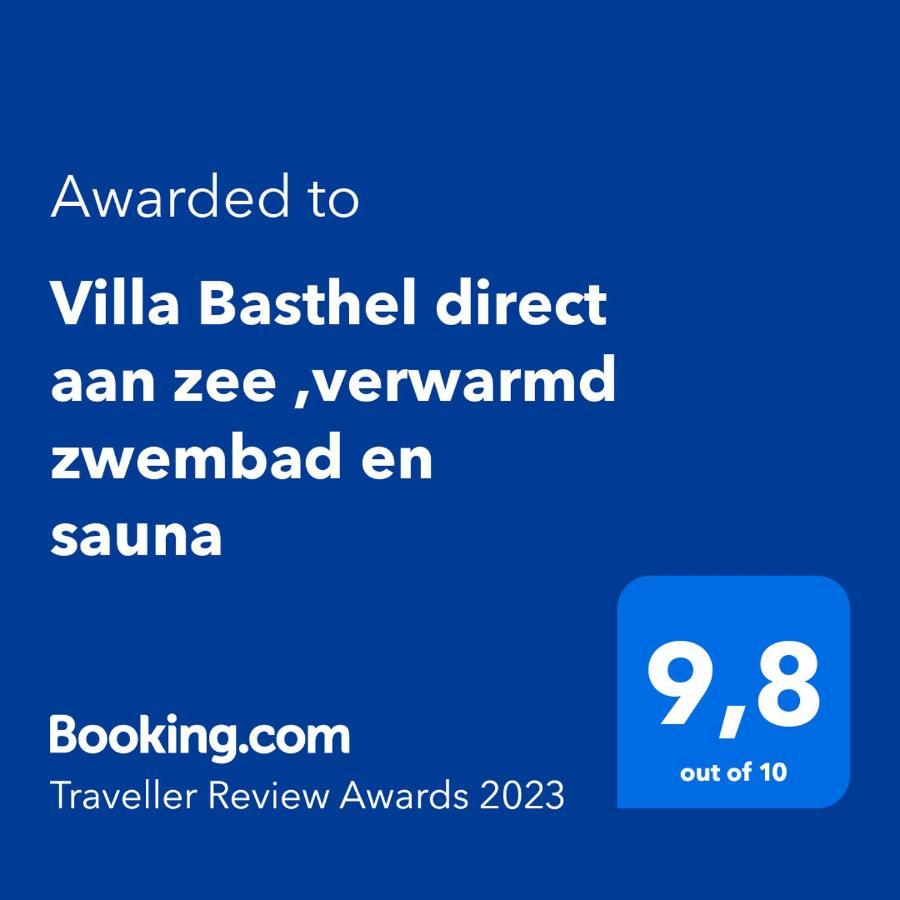 Villa Basthel Direct Aan Zee ,Verwarmd Zwembad En Sauna Barić Draga Extérieur photo